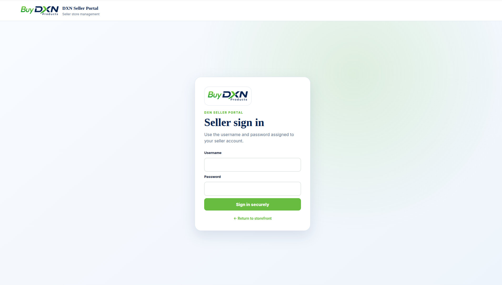 DXN Multi-Seller Ecommerce Platform project screenshot
